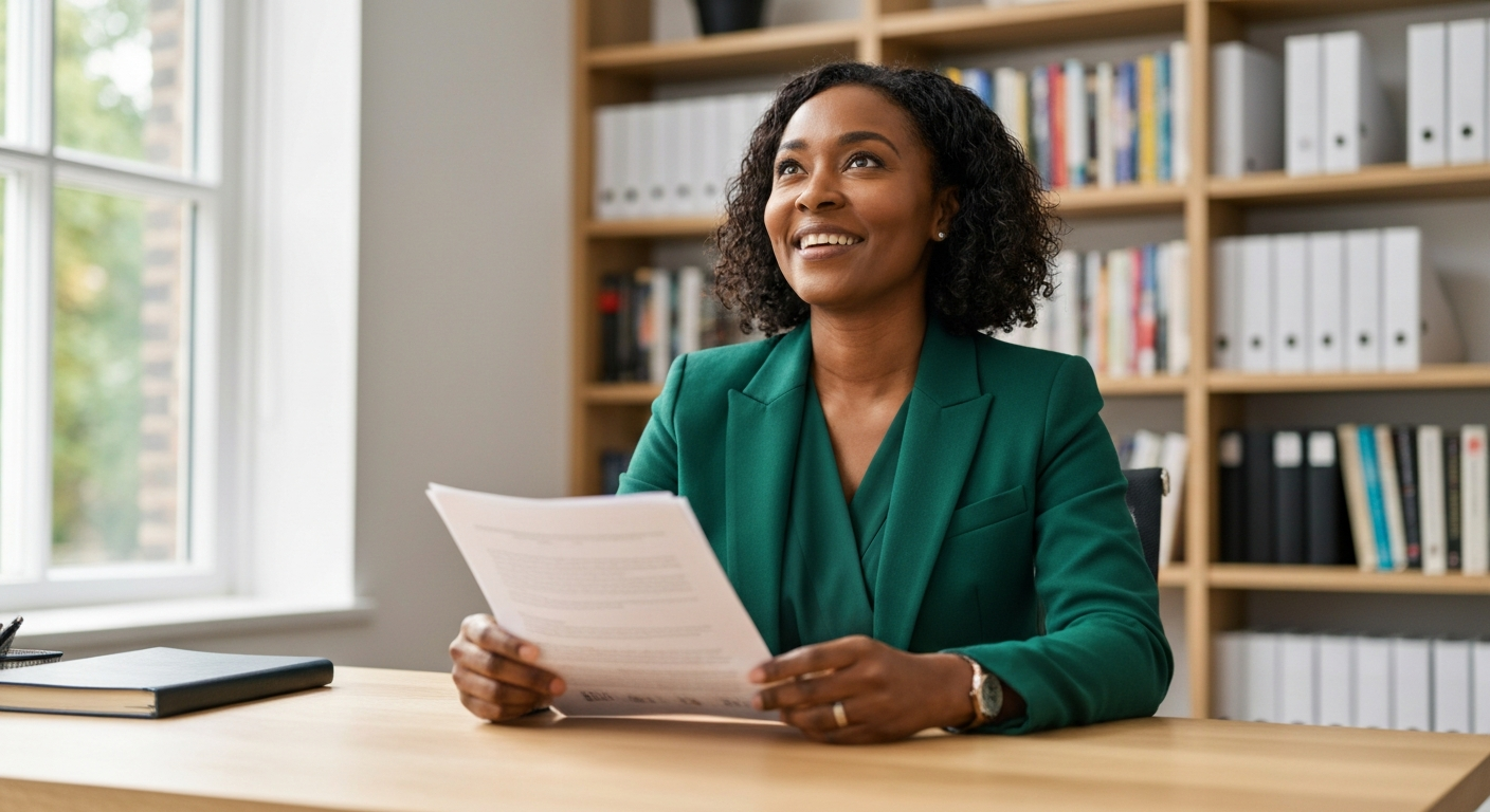 Kope Medics care manager reviewing a care plan in our London office