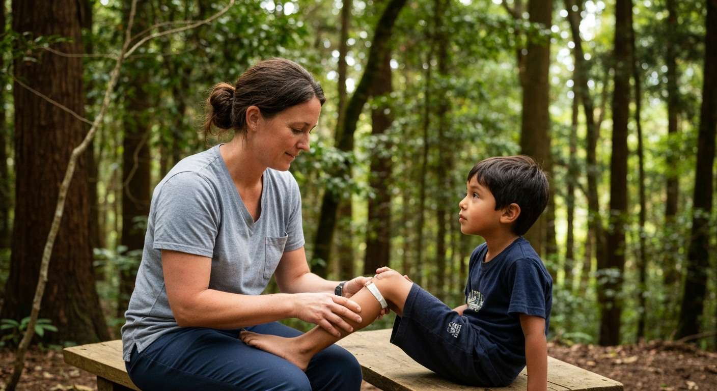 Kope Medics carer reviewing care plan with family at home in London