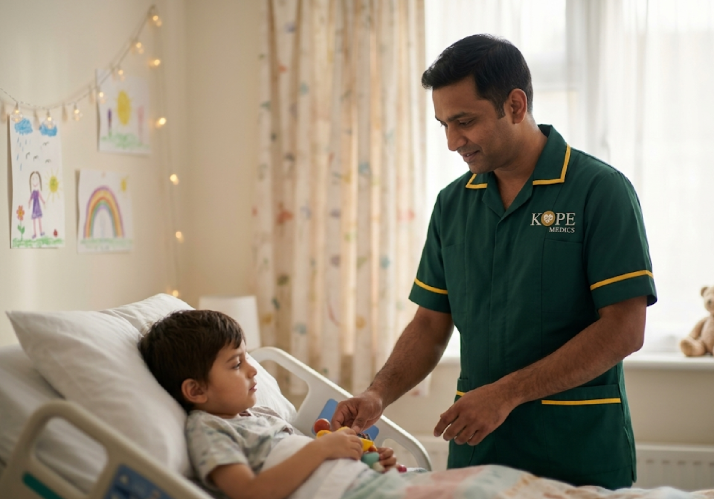 Kope-Medics specialist carer providing children's complex care at home in London