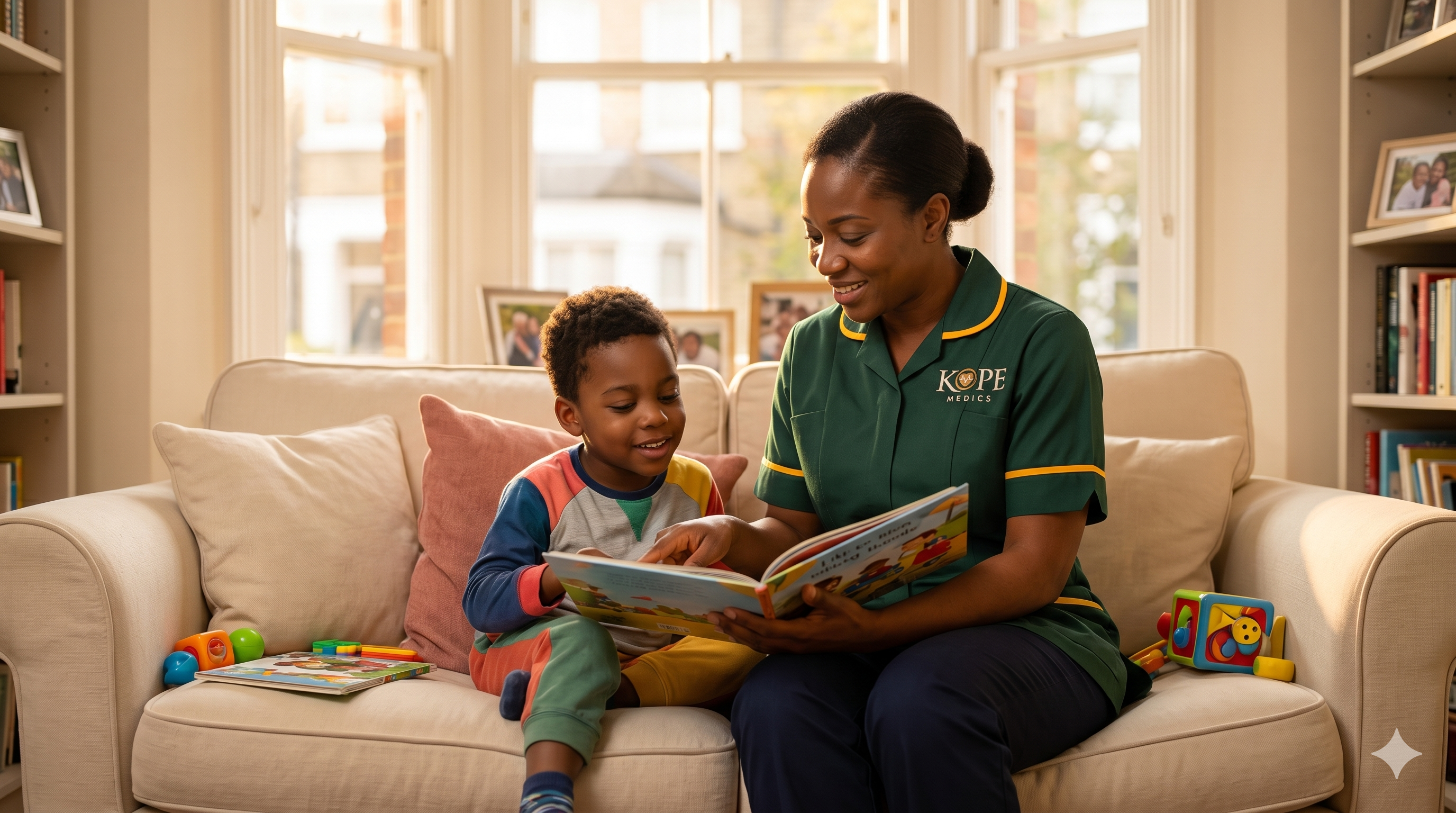 Kope-Medics professional carer providing compassionate home care in England